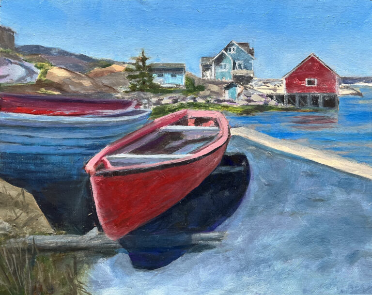 Peggys Cove Fisherman Boats